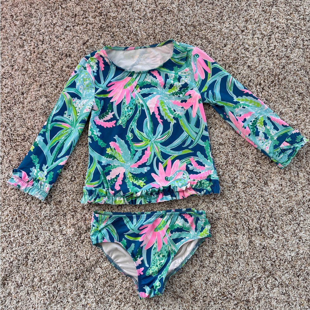 Lilly Pulitzer Rash Guard Swimsuit